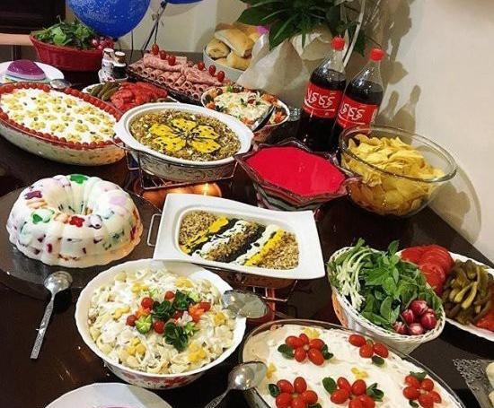 عکس ایده غذا برای پاگشای عروس