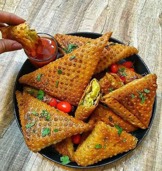 عکس غذا سمبوسه