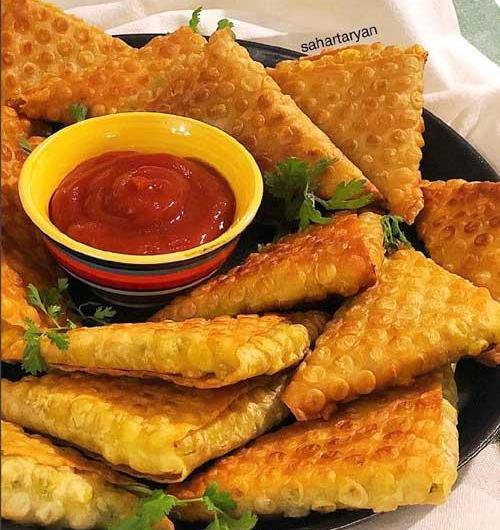 عکس غذا سمبوسه