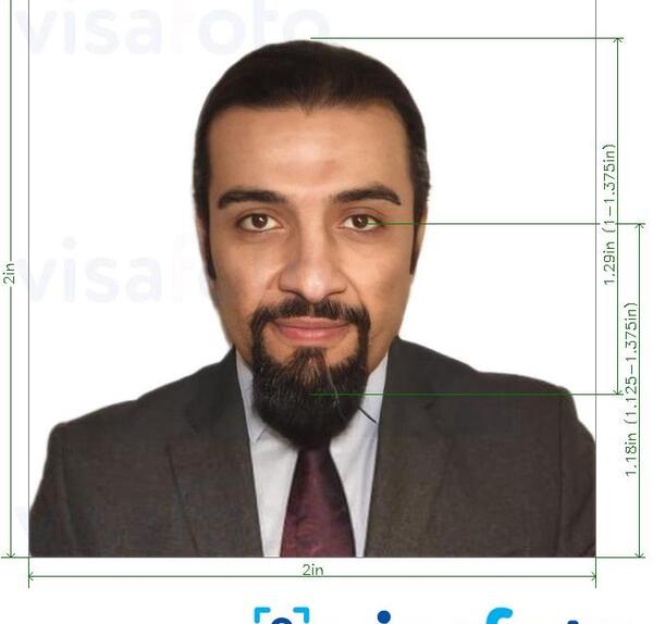 سایز عکس پاسپورت آمریکا