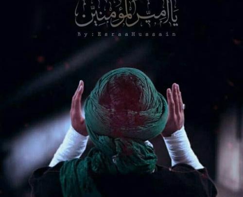 عکس امام علی در شب قدر