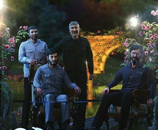 عکس سه بعدی حاج قاسم سلیمانی