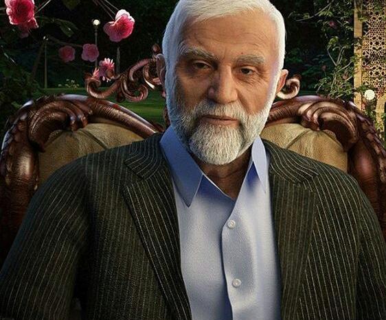 عکس سه بعدی حاج قاسم سلیمانی