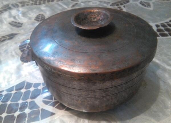 عکس قابلمه مسی چکشی