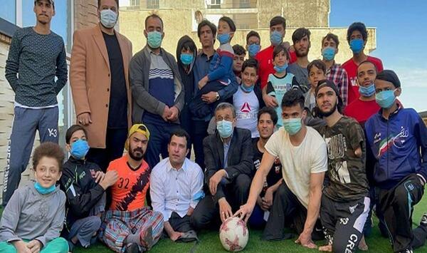عکس احمدی نژاد با خلخالی