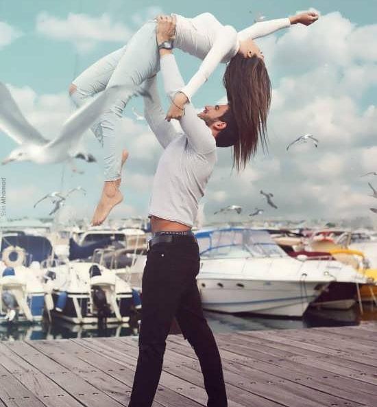 عکس عاشقانه دونفره ورزشی