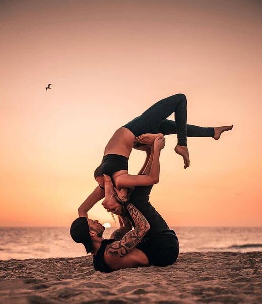 عکس عاشقانه دونفره ورزشی