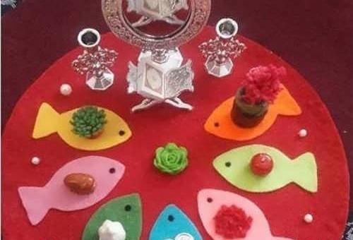 عکس ایده برای هفت سین با نمد
