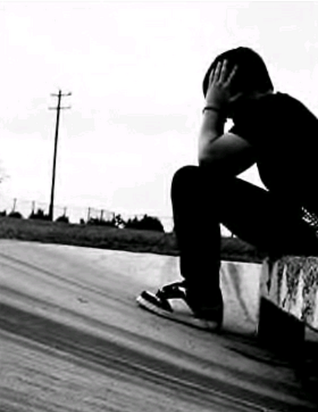 عکس مرد دل شکسته