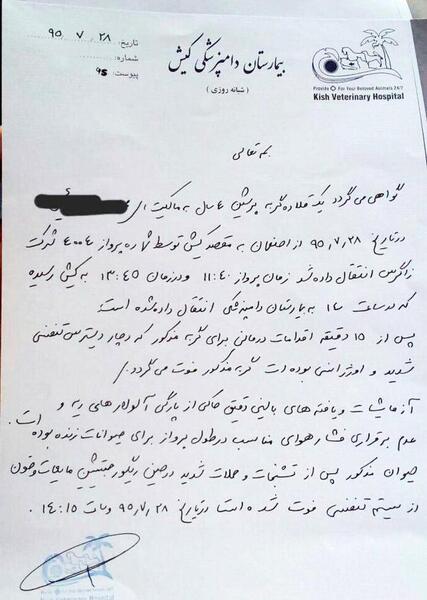 عکس گواهی فوت اصلی