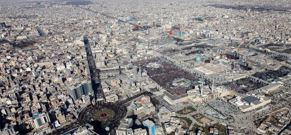 عکس هوایی مشهد