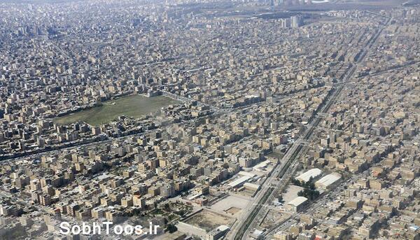 عکس هوایی مشهد