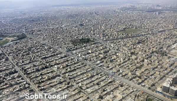 عکس هوایی مشهد