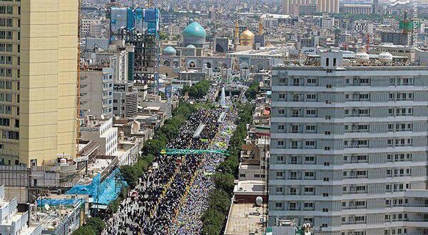 عکس هوایی مشهد