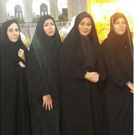عکس حرم امام رضا با چادر