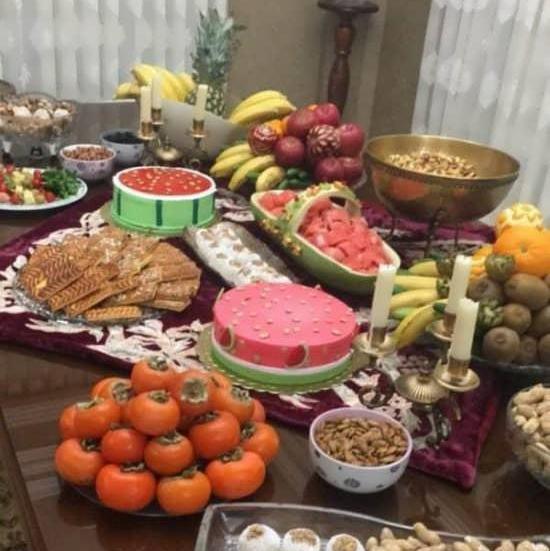 عکس سفره یلدایی