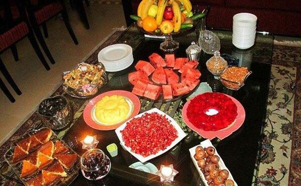 عکس سفره یلدایی
