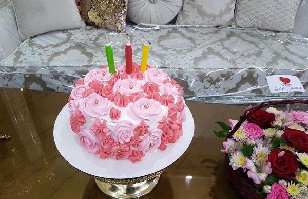 عکس کیک تولد با اسم زکیه