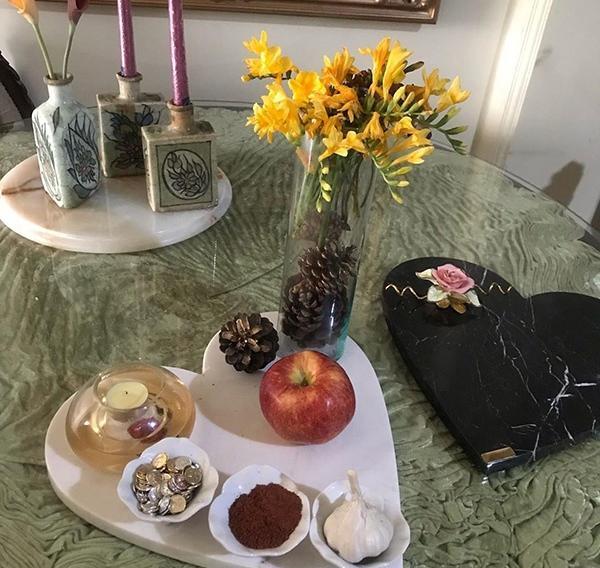 عکس سفره هفت سین در طبیعت