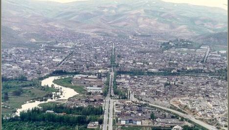 عکس هوایی مهاباد