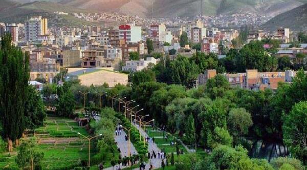 عکس هوایی مهاباد