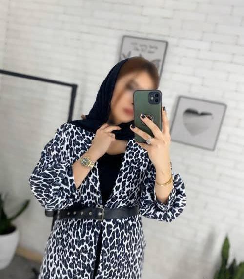 عکس مدل مانتو جلو باز پلنگی