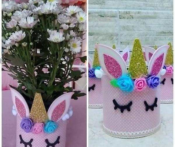 عکس ایده با قوطی شیر خشک