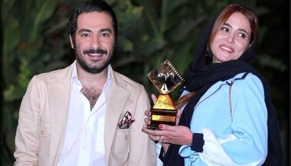 عکس پریناز ایزدیار و نوید محمدزاده
