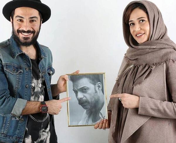عکس پریناز ایزدیار و نوید محمدزاده