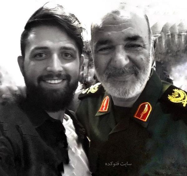 عکس پسر سردار سلامی