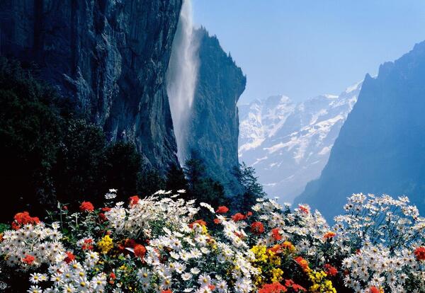 عکس طبیعت زیبای کوهستان