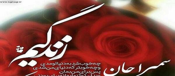 عکس تولدت مبارک رفیق سمیرا