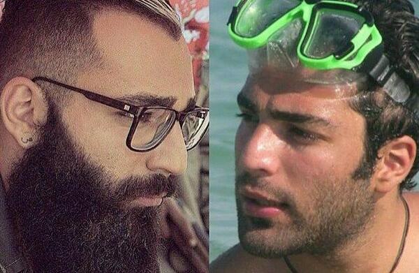 عکس حمید صفت و دوست دخترش