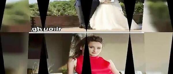 عکس ایلول در لباس عروس