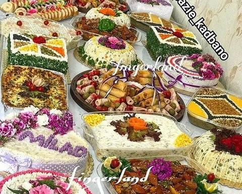 عکس ایده غذا و دسر برای مهمانی