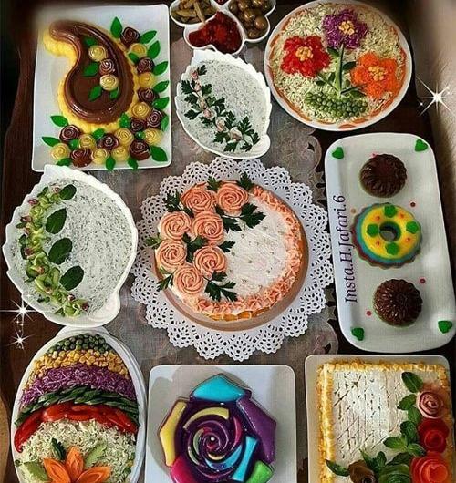 عکس ایده غذا و دسر برای مهمانی