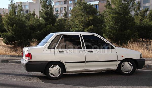 عکس پراید صبا سفید
