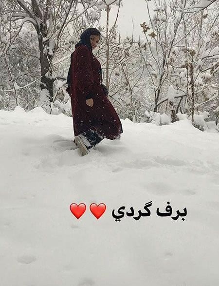 عکس تتلو در برف