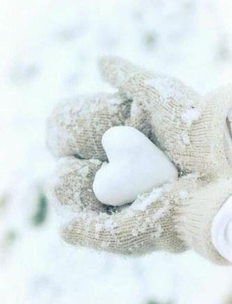 عکس قلب برفی