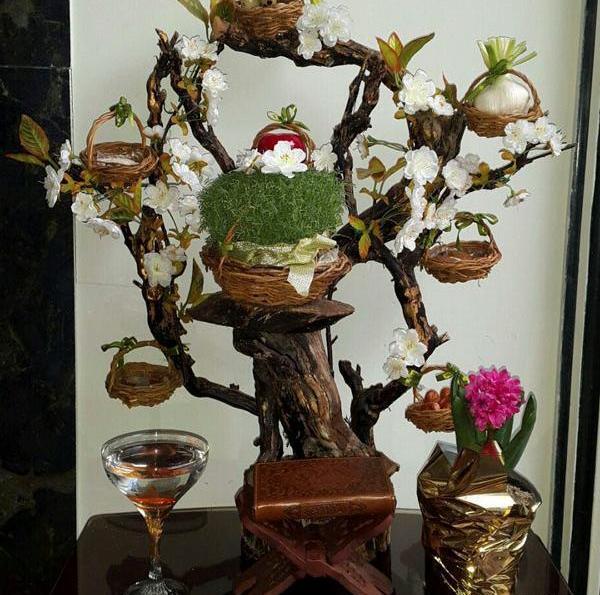 عکس ایده برای هفت سین چوبی