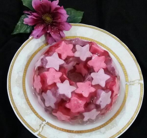 عکس ژله ی خرده شیشه