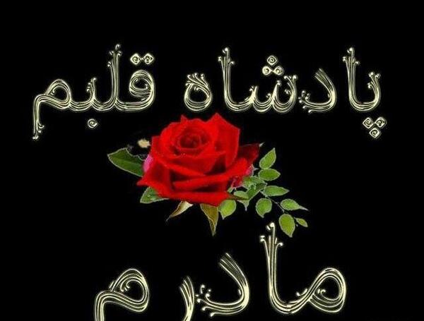 عکس گل نوشته دار