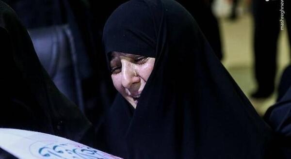 عکس زهرا روشن همسر شهید امین رضاپور