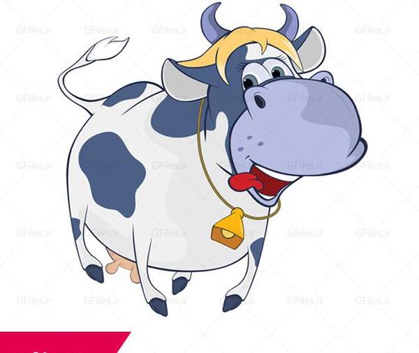 عکس گاو گرافیکی