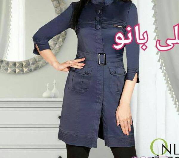 عکس مدل مانتو جدید دخترانه کتان