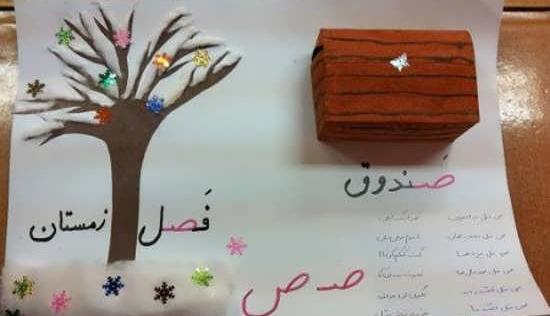عکس ایده کاردستی حرف آ