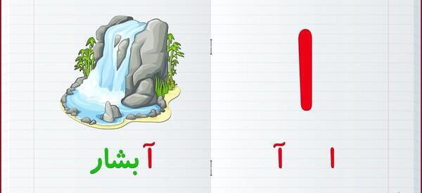 عکس ایده کاردستی حرف آ
