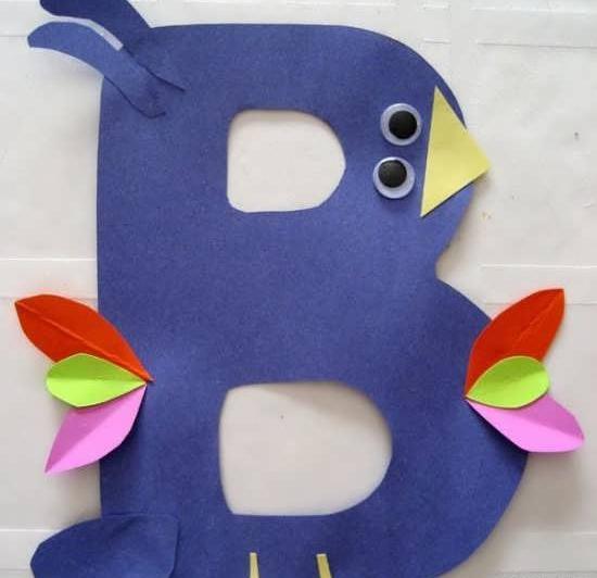 عکس ایده کاردستی حرف د