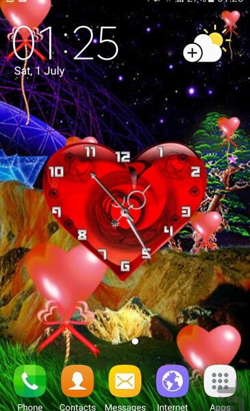 عکس قلب تصویر زمینه