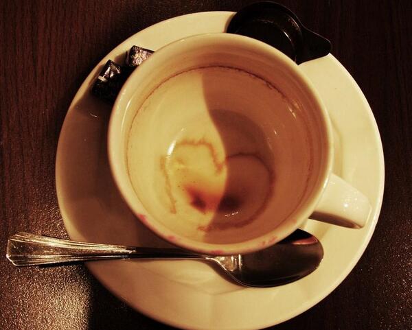 عکس اهو در فال قهوه